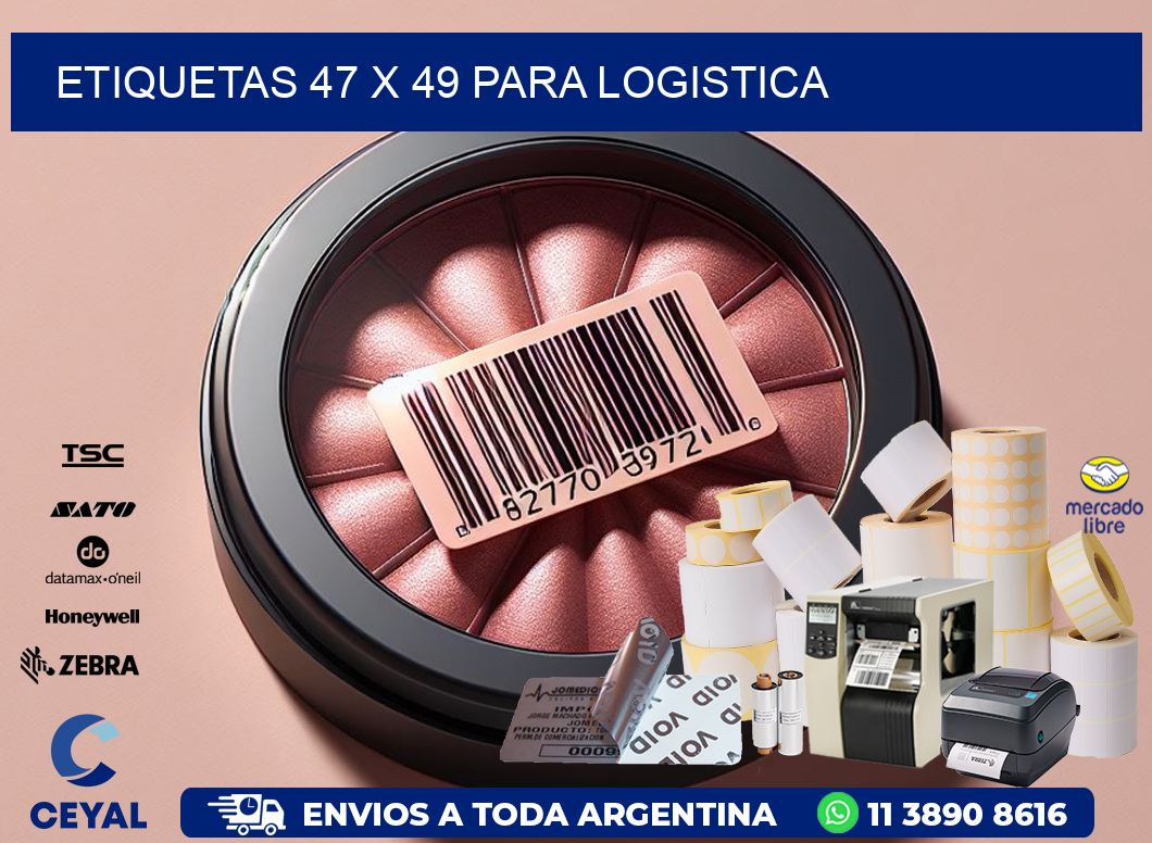 ETIQUETAS 47 x 49 PARA LOGISTICA