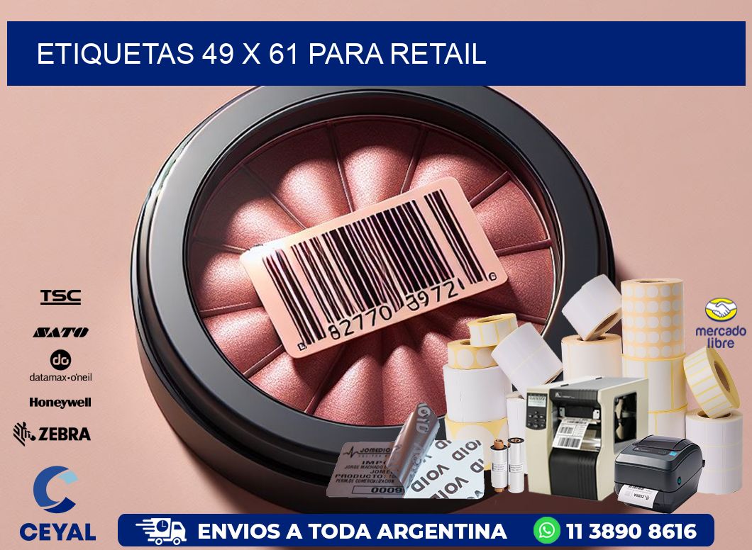 ETIQUETAS 49 x 61 PARA RETAIL