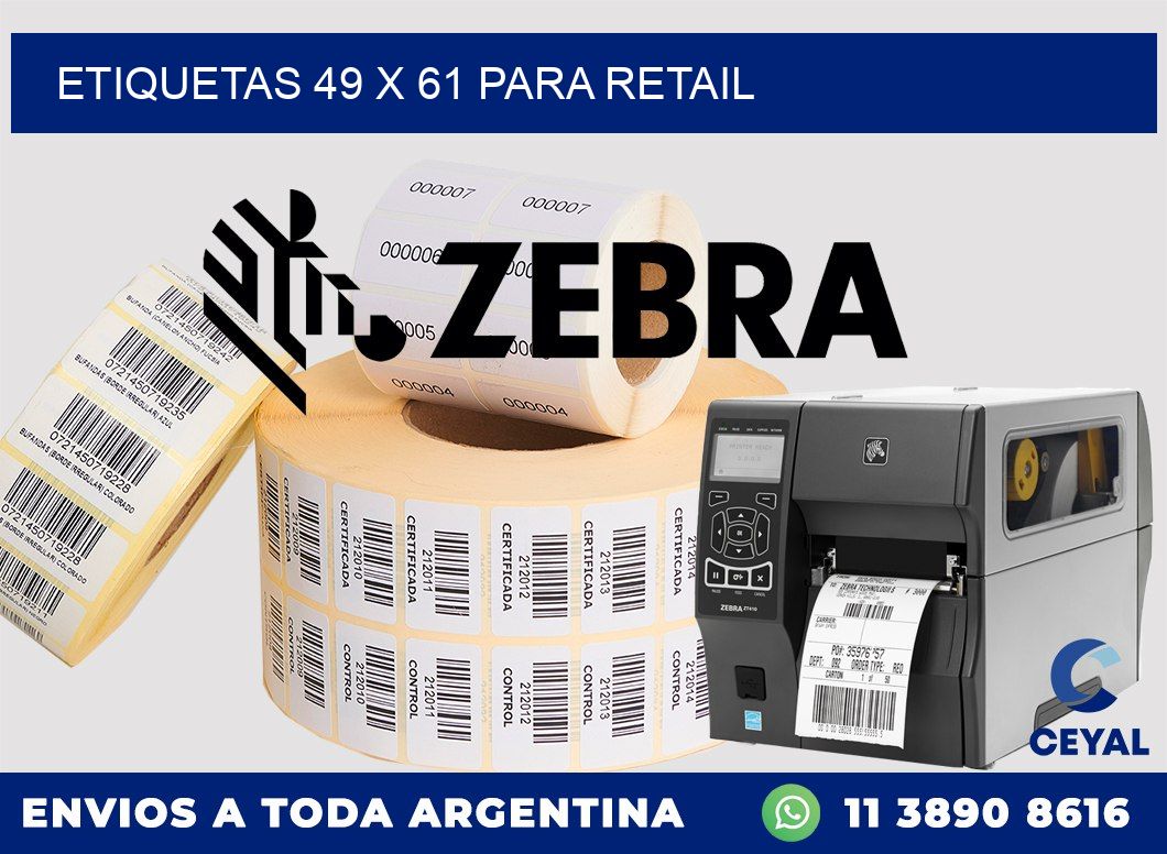 ETIQUETAS 49 x 61 PARA RETAIL
