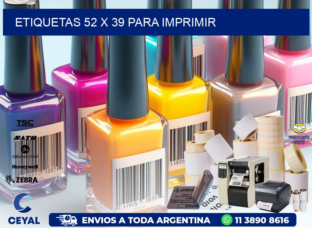 ETIQUETAS 52 x 39 PARA IMPRIMIR