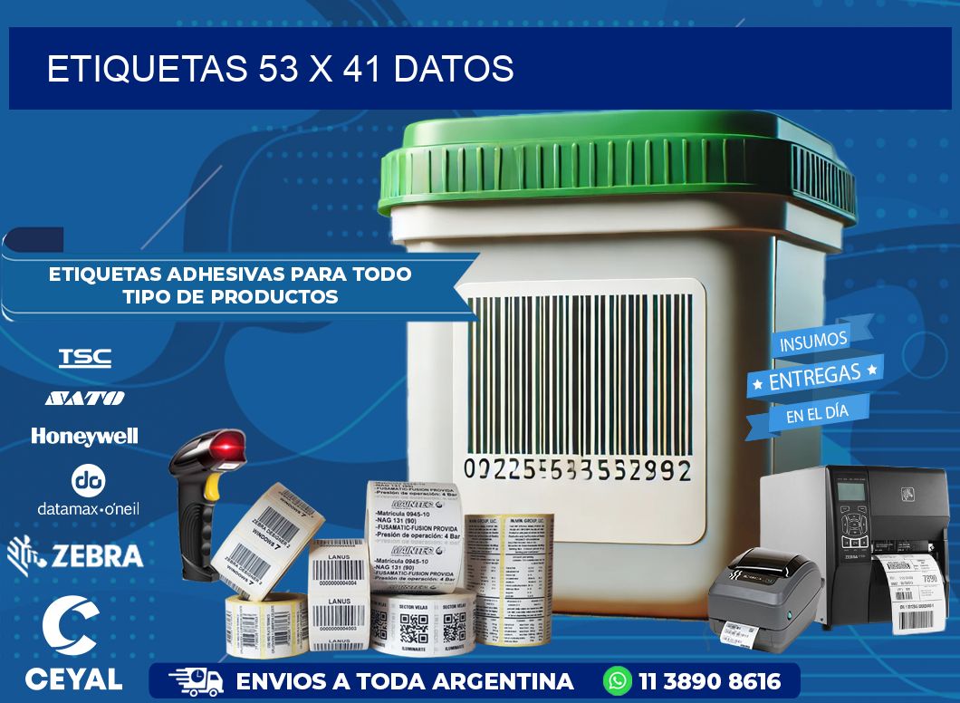 ETIQUETAS 53 x 41 DATOS