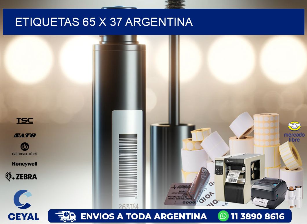 ETIQUETAS 65 x 37 ARGENTINA