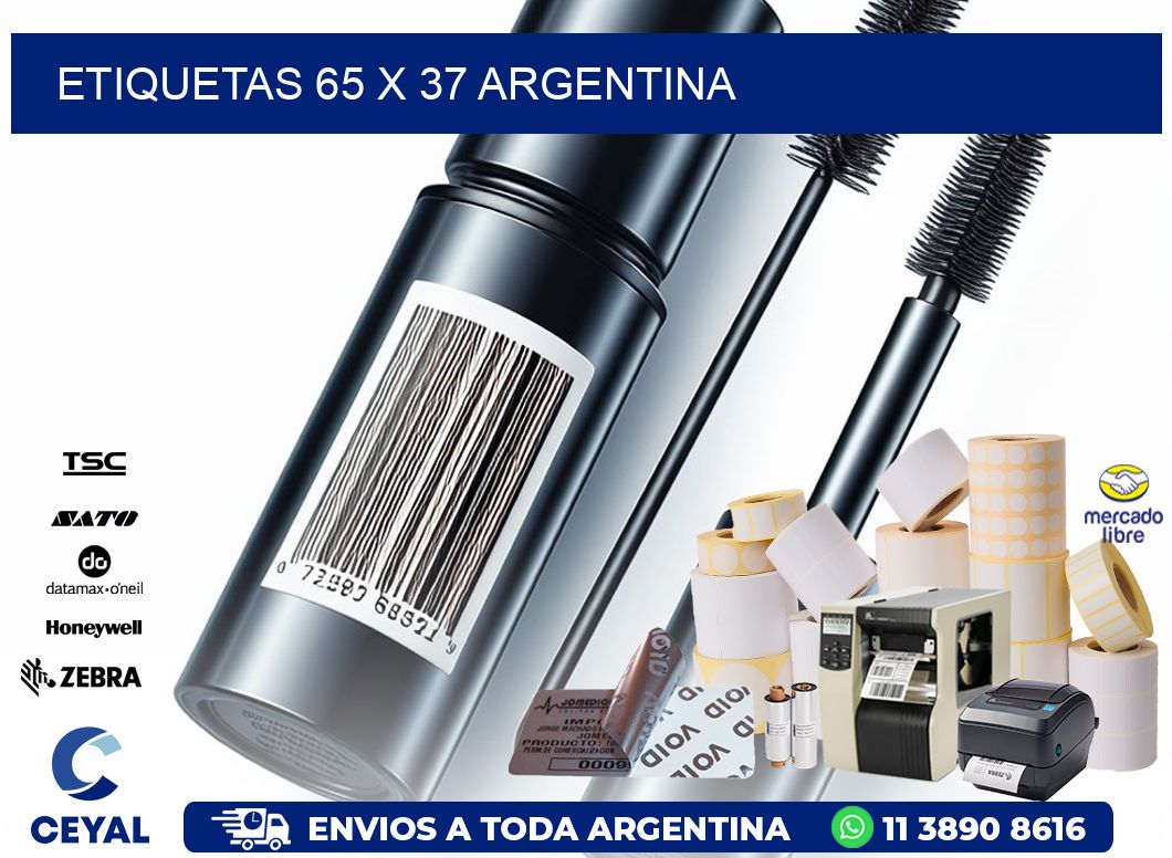 ETIQUETAS 65 x 37 ARGENTINA