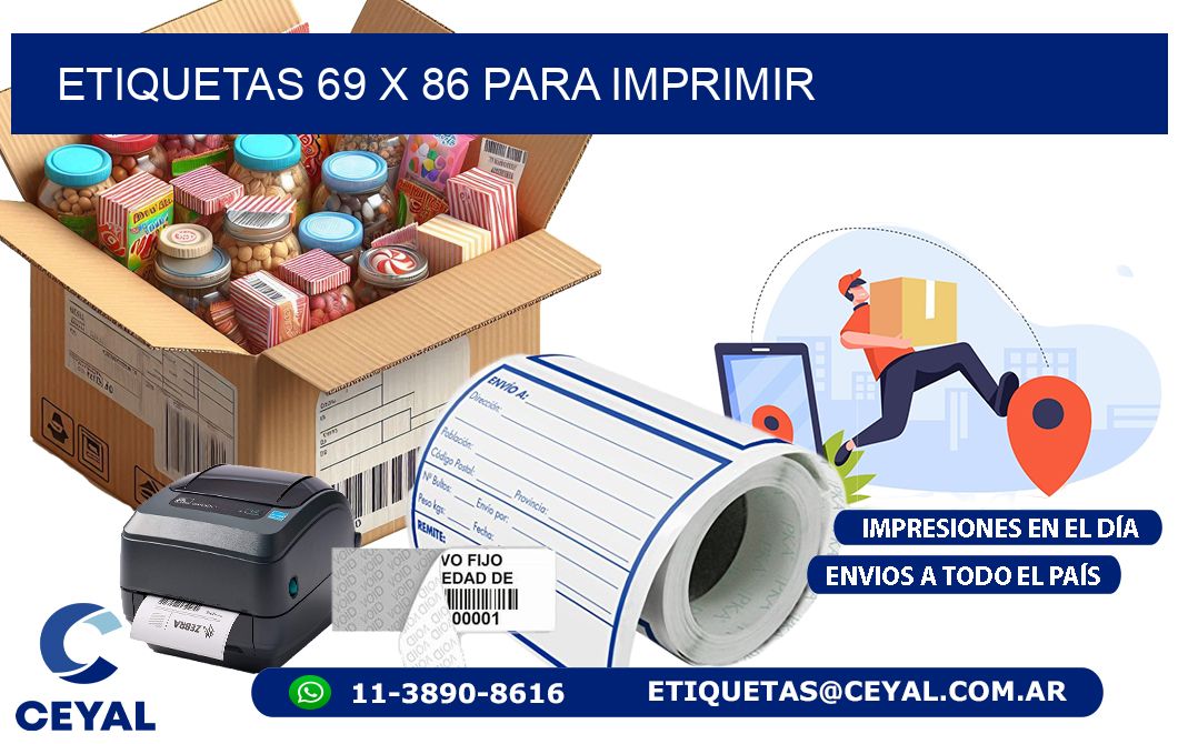 ETIQUETAS 69 x 86 PARA IMPRIMIR