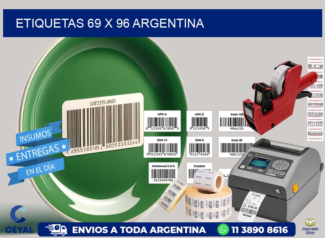 ETIQUETAS 69 x 96 ARGENTINA