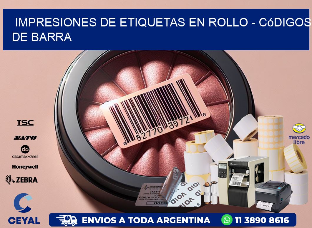 IMPRESIONES DE ETIQUETAS EN ROLLO - Códigos de barra