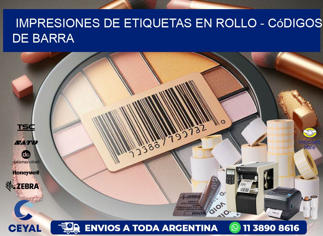 IMPRESIONES DE ETIQUETAS EN ROLLO - Códigos de barra