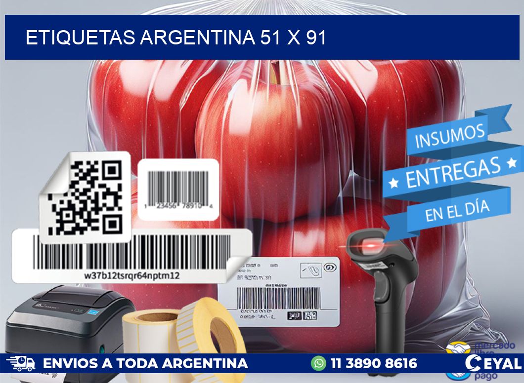 etiquetas argentina 51 x 91