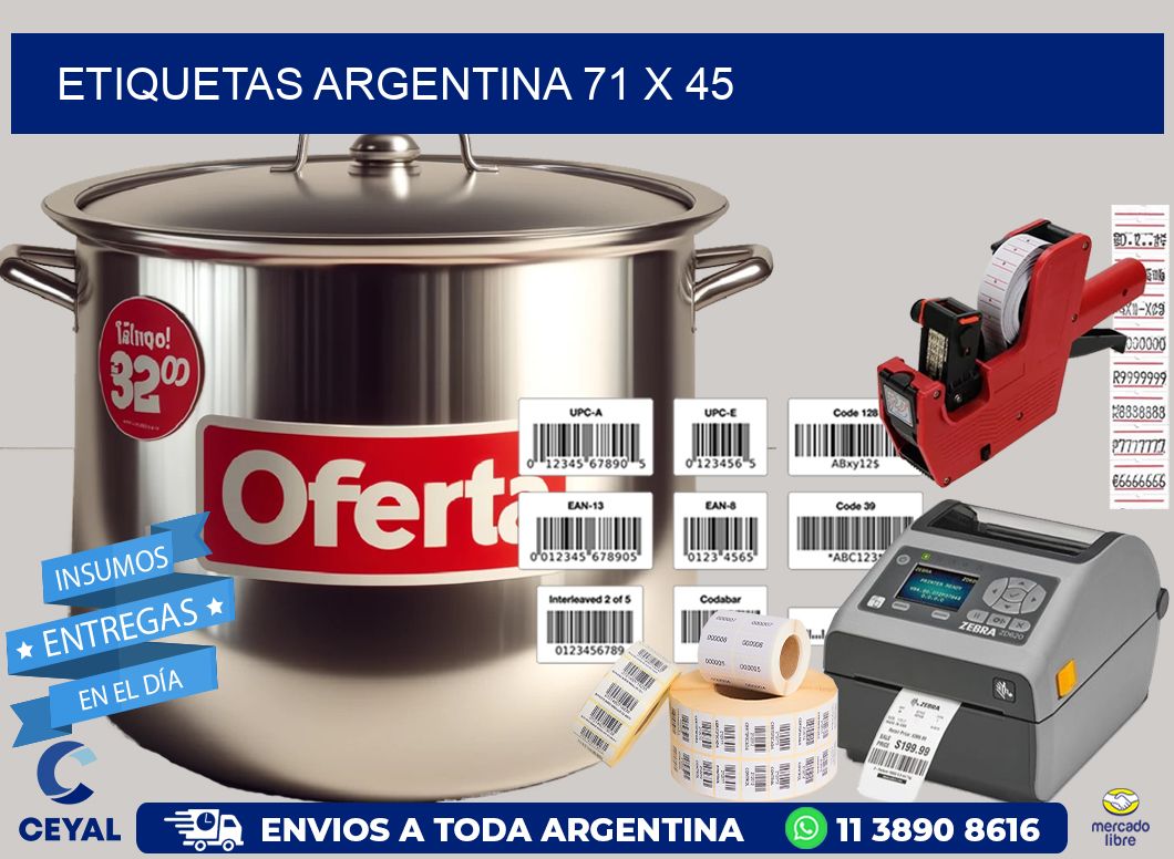 etiquetas argentina 71 x 45