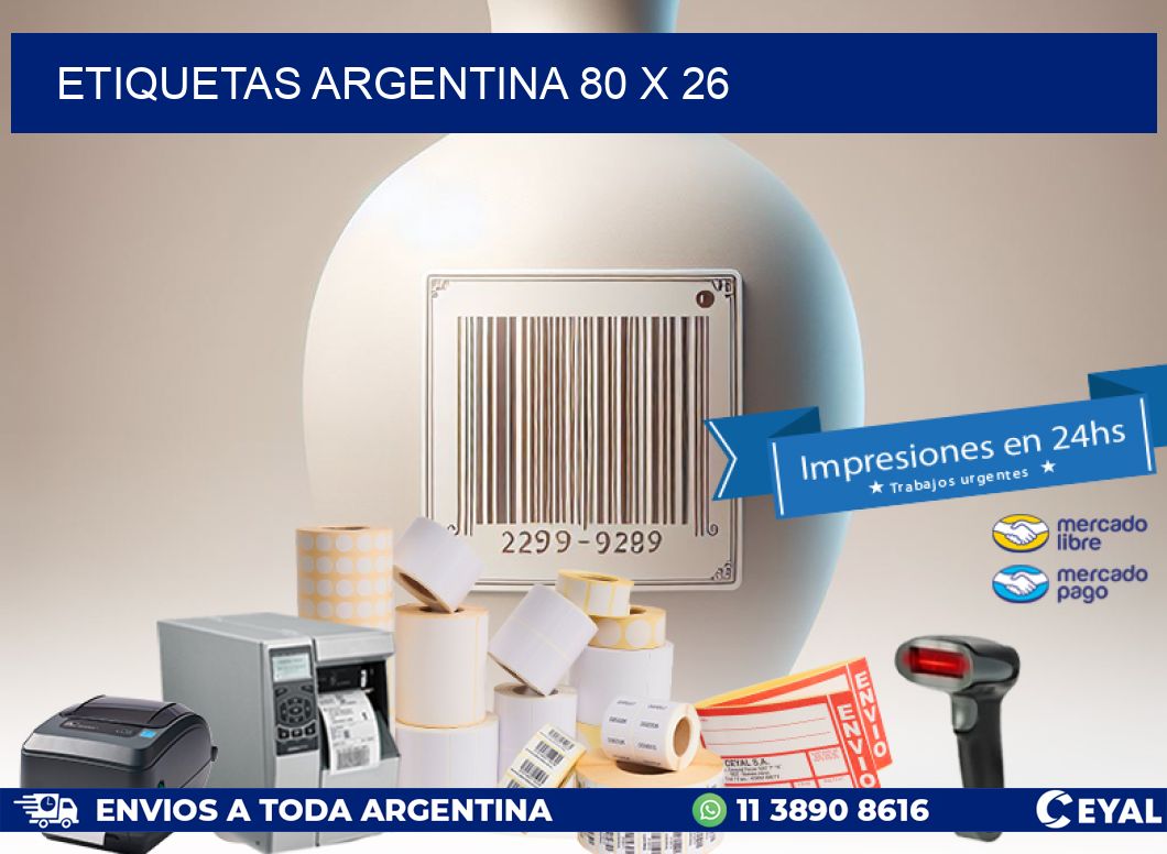 etiquetas argentina 80 x 26