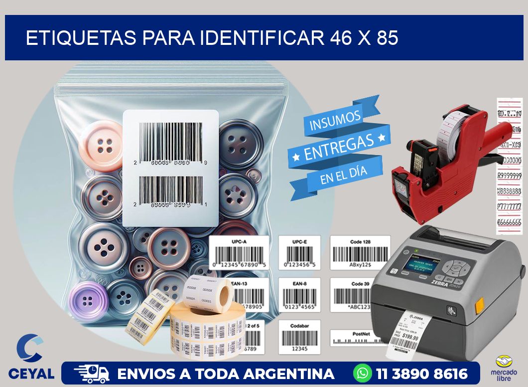 etiquetas para identificar 46 x 85