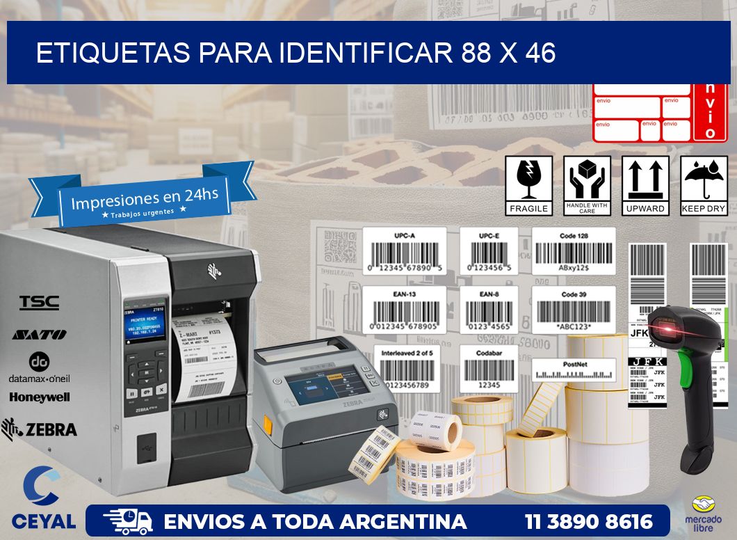 etiquetas para identificar 88 x 46