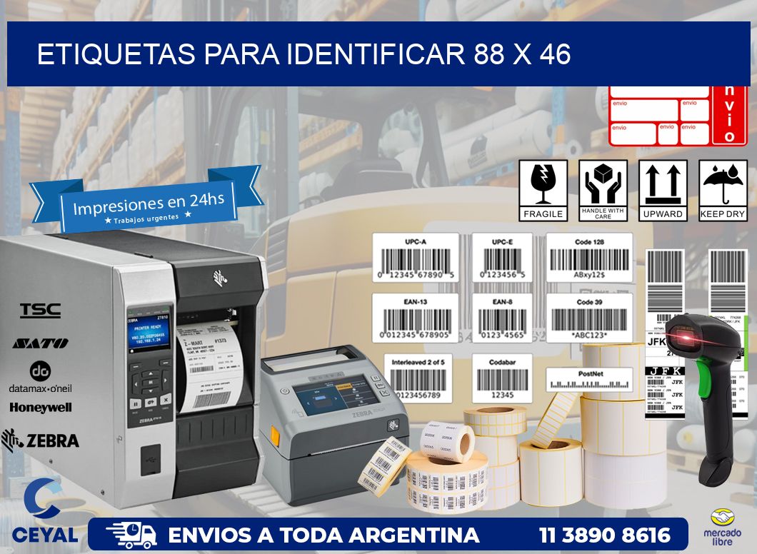 etiquetas para identificar 88 x 46