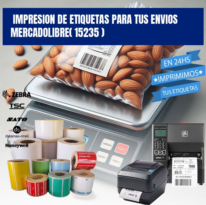 impresion de etiquetas para tus envios mercadolibre( 15235 )