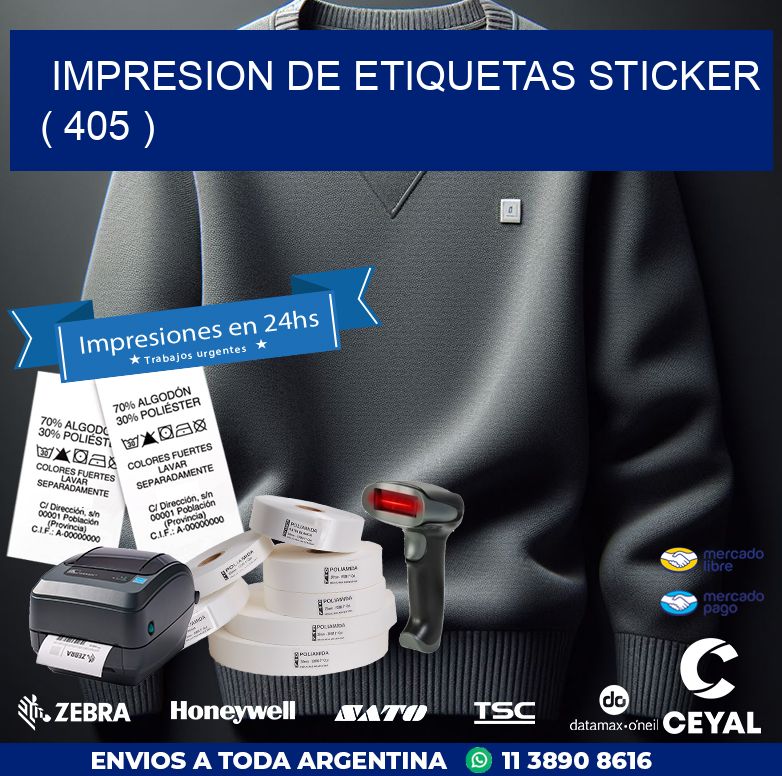 impresion de etiquetas sticker ( 405 )