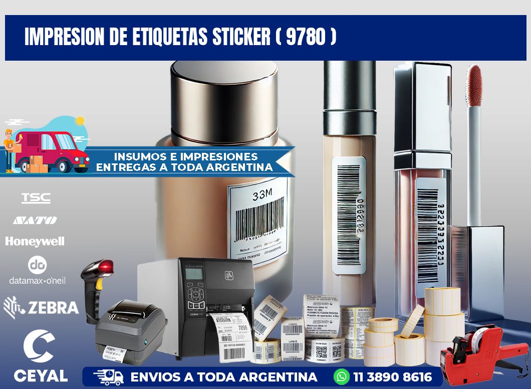 impresion de etiquetas sticker ( 9780 )