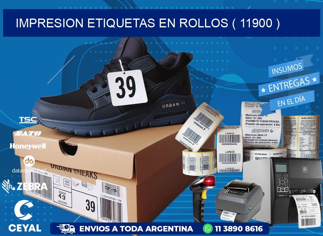 impresion etiquetas en rollos ( 11900 )