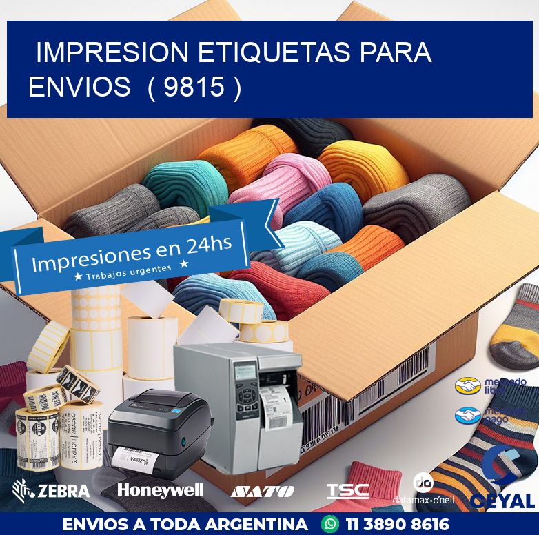 impresion etiquetas para envios  ( 9815 )