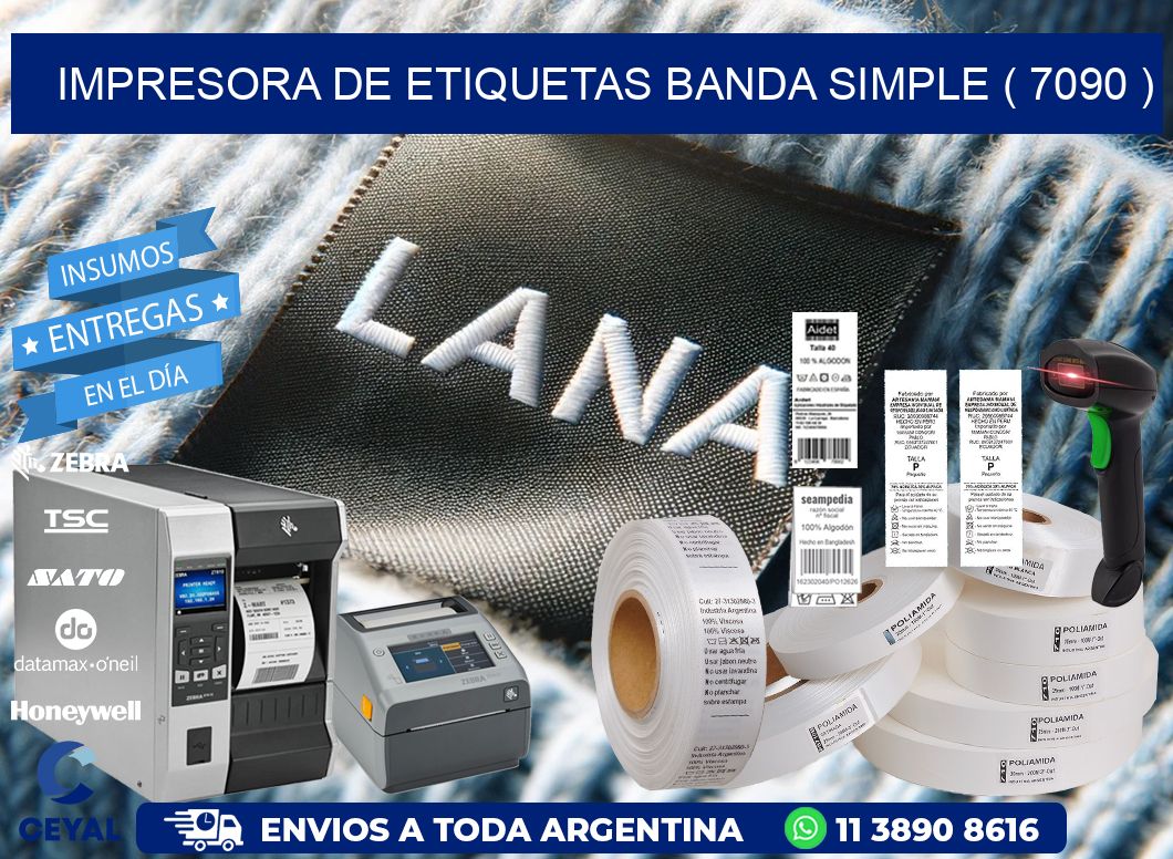 impresora de etiquetas banda simple ( 7090 )