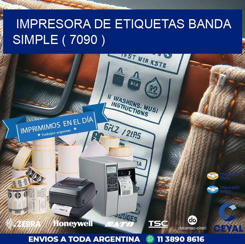 impresora de etiquetas banda simple ( 7090 )