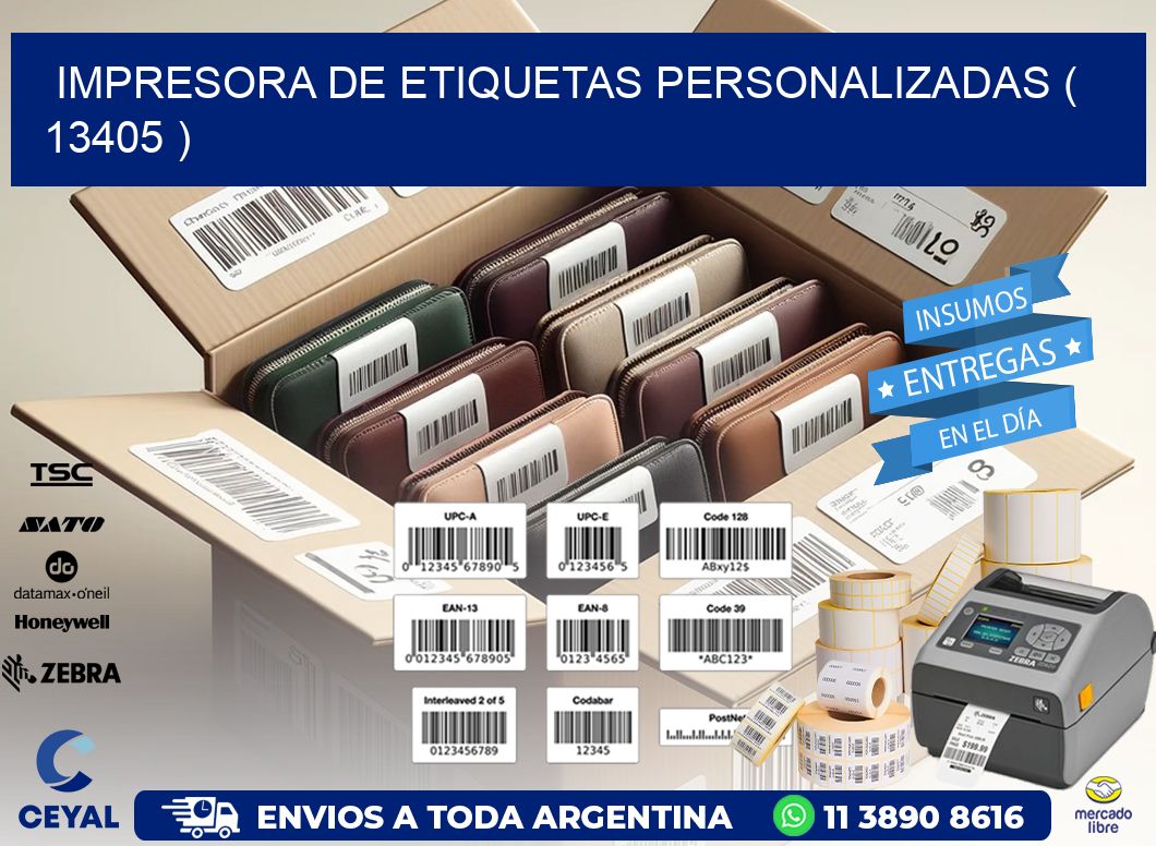 impresora de etiquetas personalizadas ( 13405 )