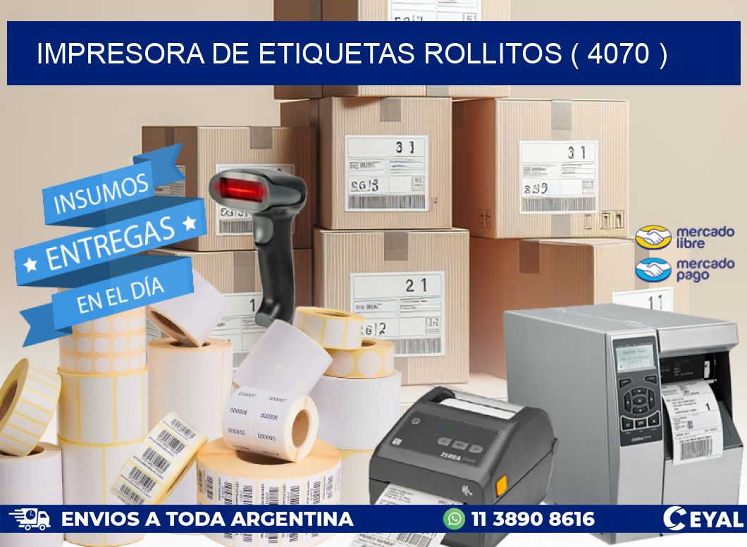 impresora de etiquetas rollitos ( 4070 )