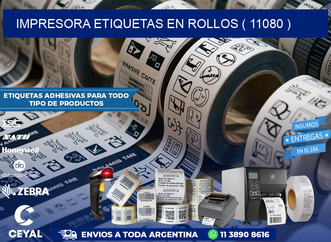 impresora etiquetas en rollos ( 11080 )