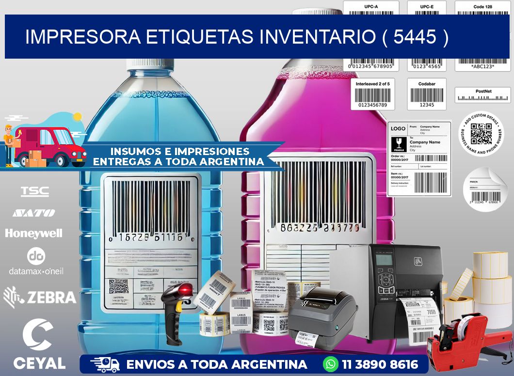 impresora etiquetas inventario ( 5445 )