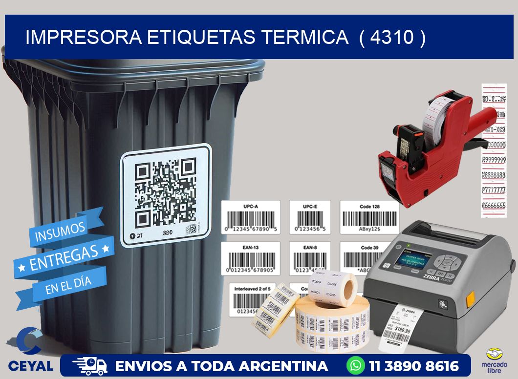 impresora etiquetas termica ( 4310 )