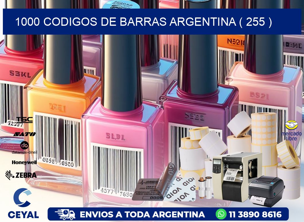 1000 codigos de barras argentina ( 255 )