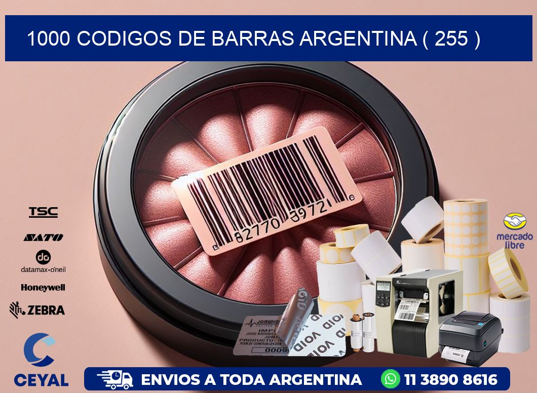 1000 codigos de barras argentina ( 255 )