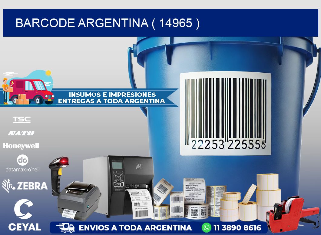 BARCODE ARGENTINA ( 14965 )