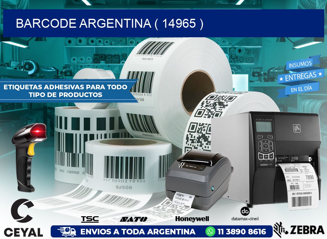 BARCODE ARGENTINA ( 14965 )