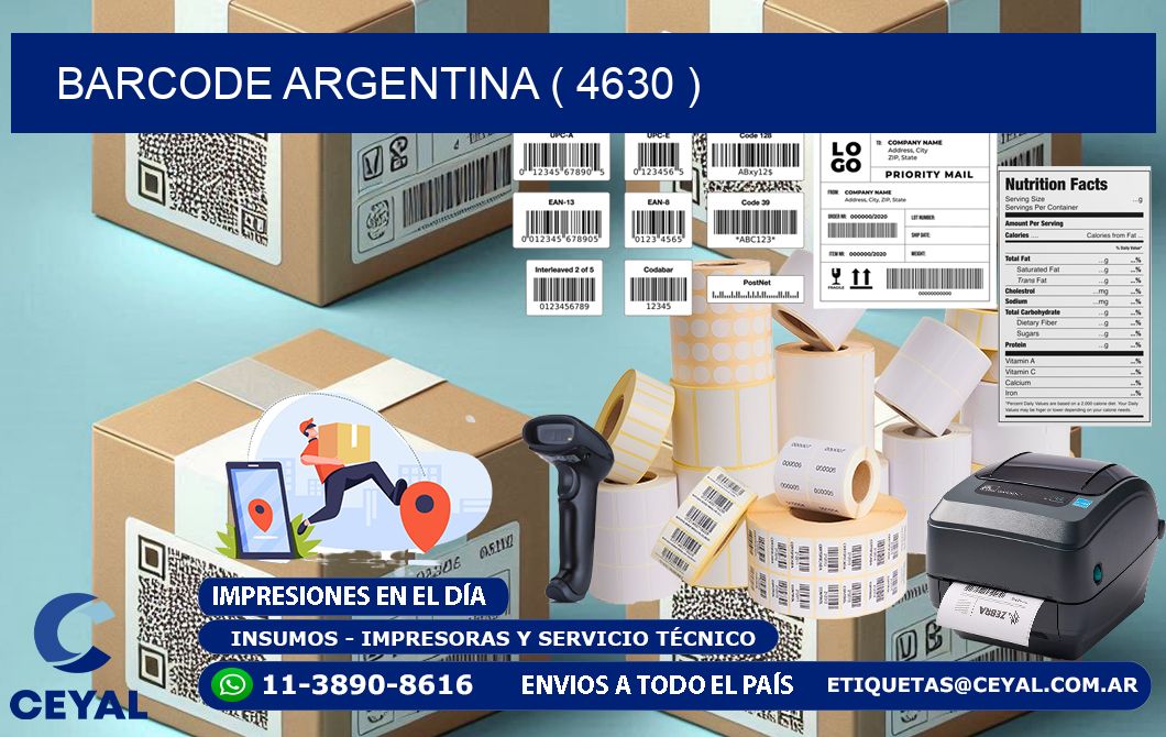 BARCODE ARGENTINA ( 4630 )