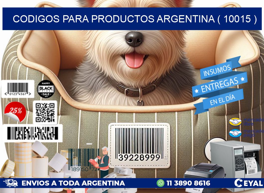 CODIGOS PARA PRODUCTOS ARGENTINA ( 10015 )