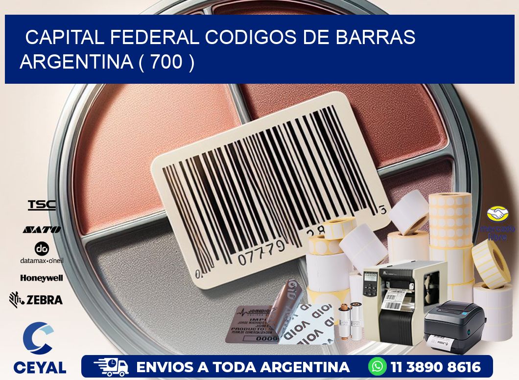 Capital federal codigos de barras argentina ( 700 )