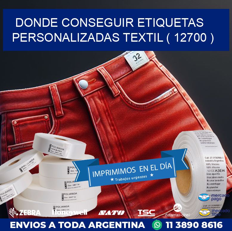 DONDE CONSEGUIR ETIQUETAS PERSONALIZADAS TEXTIL ( 12700 )