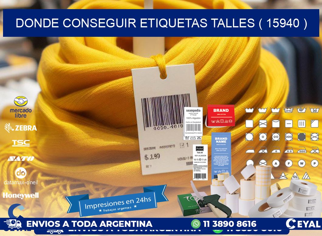 DONDE CONSEGUIR ETIQUETAS TALLES ( 15940 )