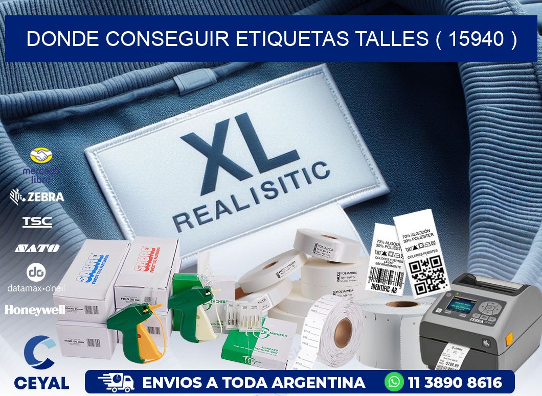 DONDE CONSEGUIR ETIQUETAS TALLES ( 15940 )