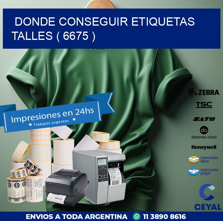 DONDE CONSEGUIR ETIQUETAS TALLES ( 6675 )
