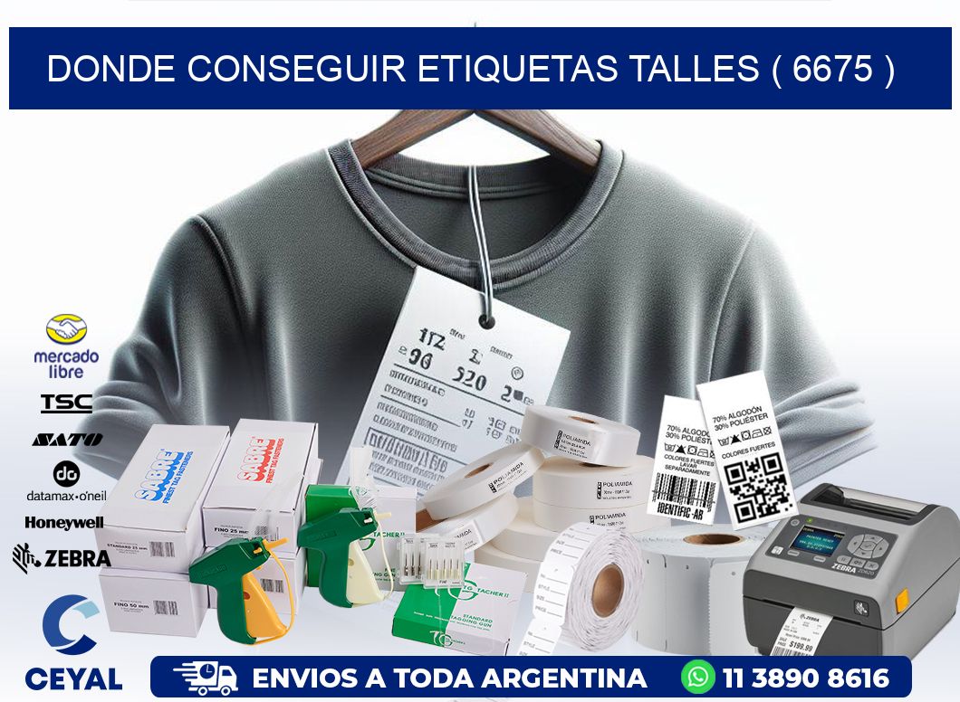 DONDE CONSEGUIR ETIQUETAS TALLES ( 6675 )