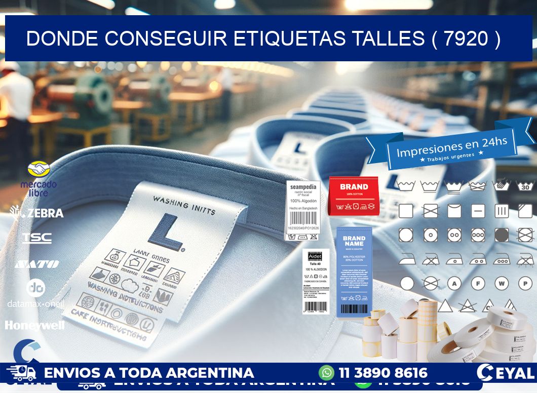 DONDE CONSEGUIR ETIQUETAS TALLES ( 7920 )