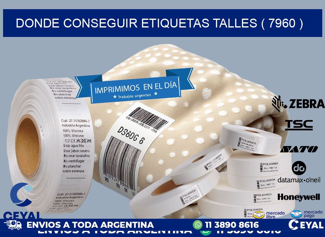 DONDE CONSEGUIR ETIQUETAS TALLES ( 7960 )