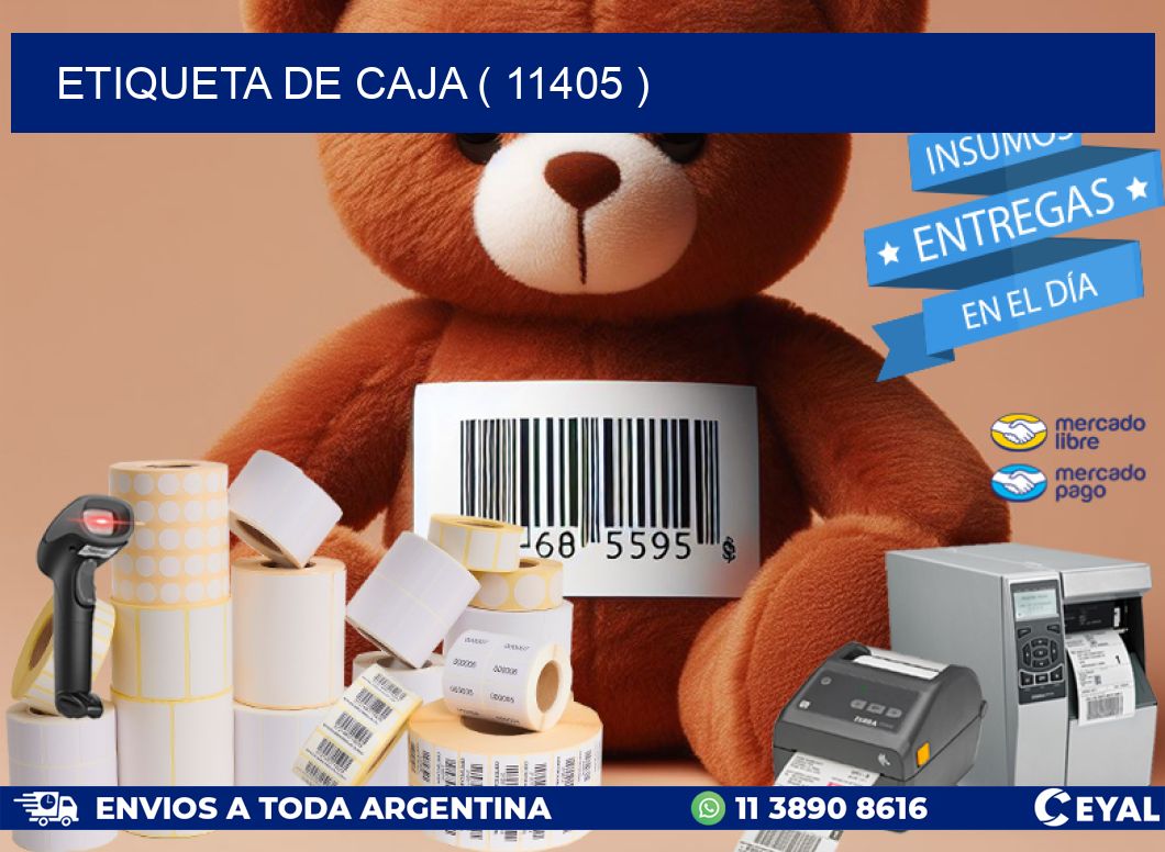 ETIQUETA DE CAJA ( 11405 )