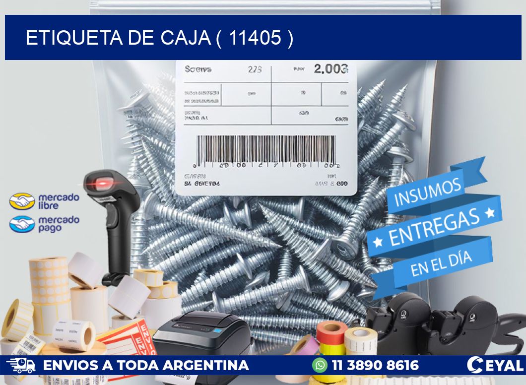 ETIQUETA DE CAJA ( 11405 )