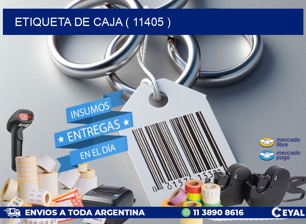 ETIQUETA DE CAJA ( 11405 )