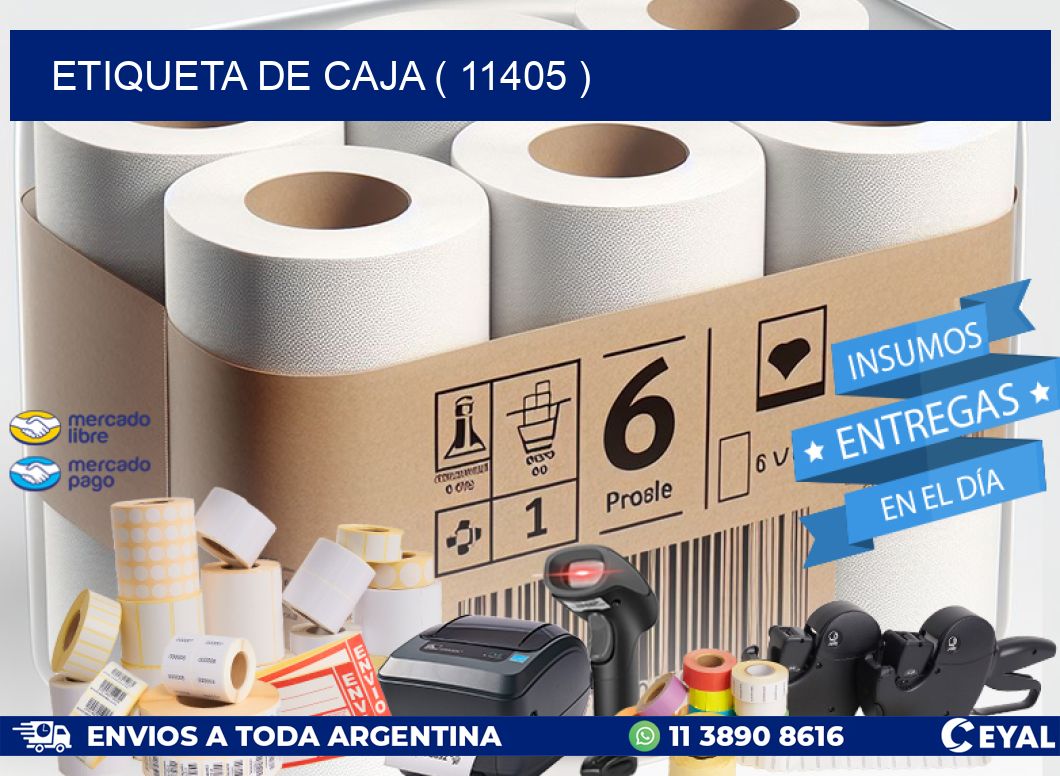 ETIQUETA DE CAJA ( 11405 )