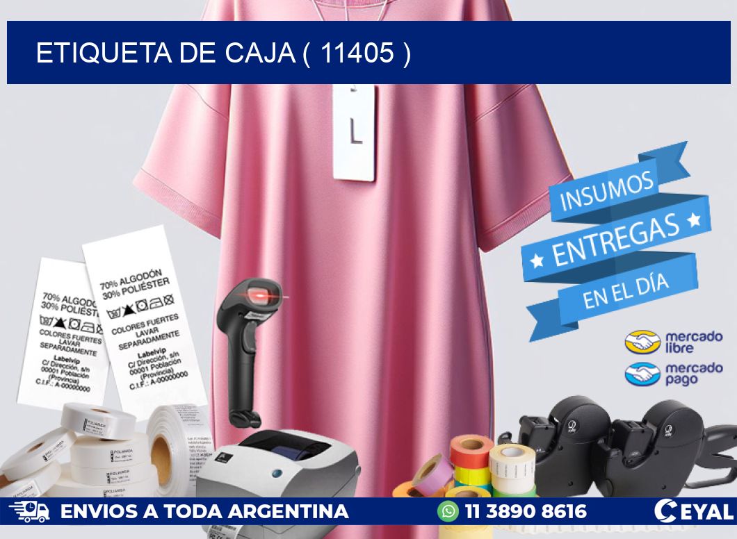 ETIQUETA DE CAJA ( 11405 )