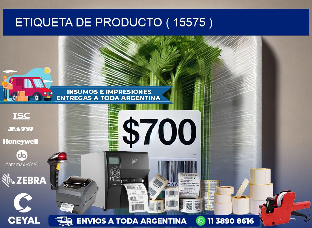 ETIQUETA DE PRODUCTO ( 15575 )