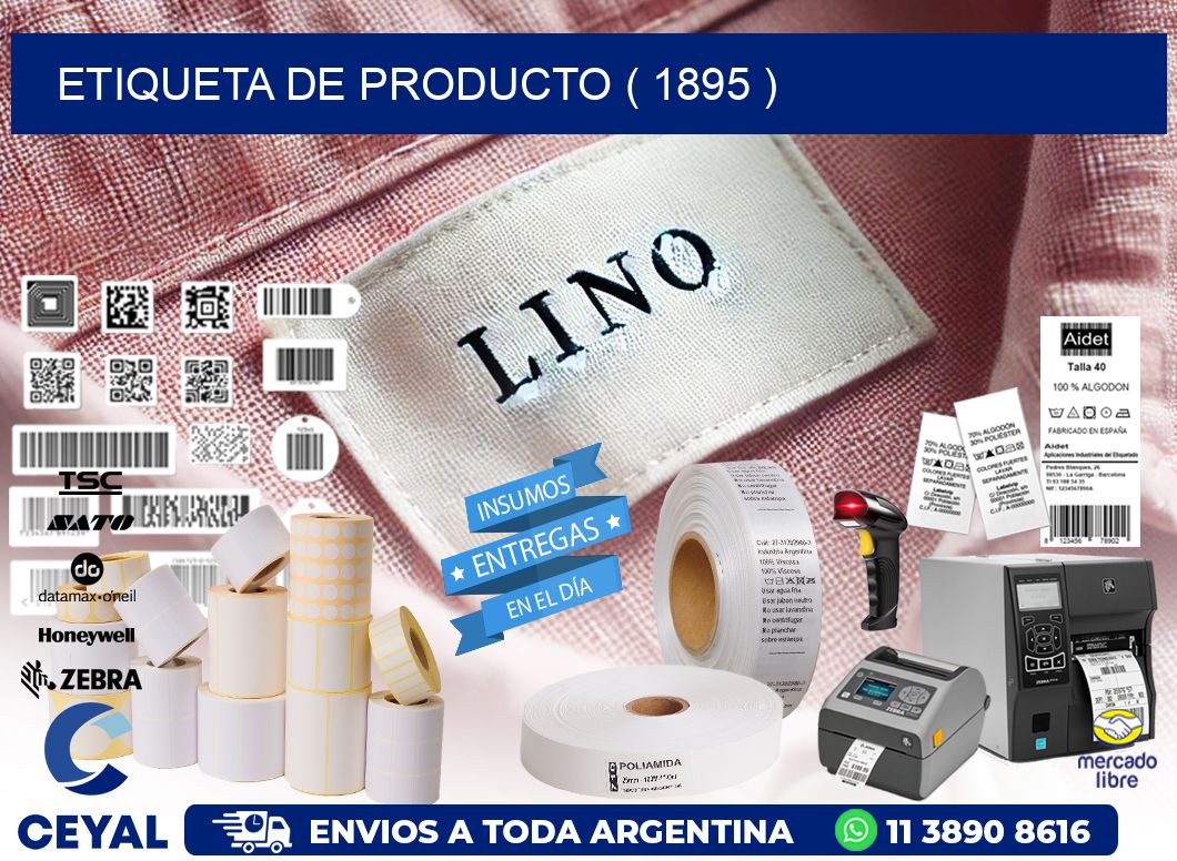 ETIQUETA DE PRODUCTO ( 1895 )